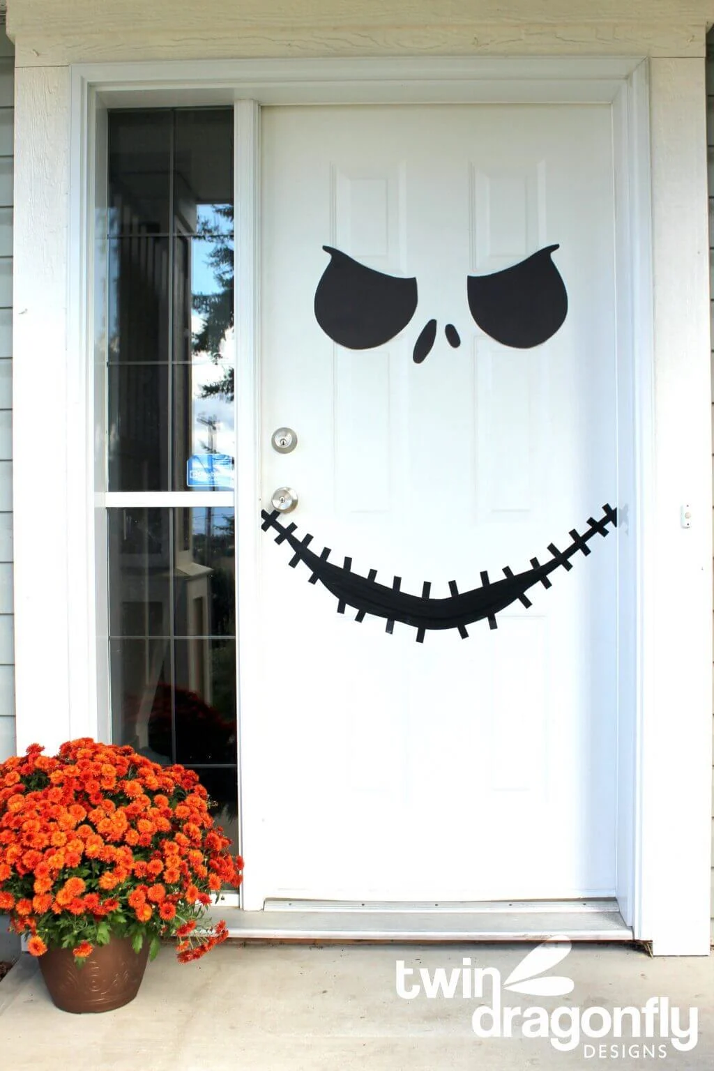 jack skellington door decorations