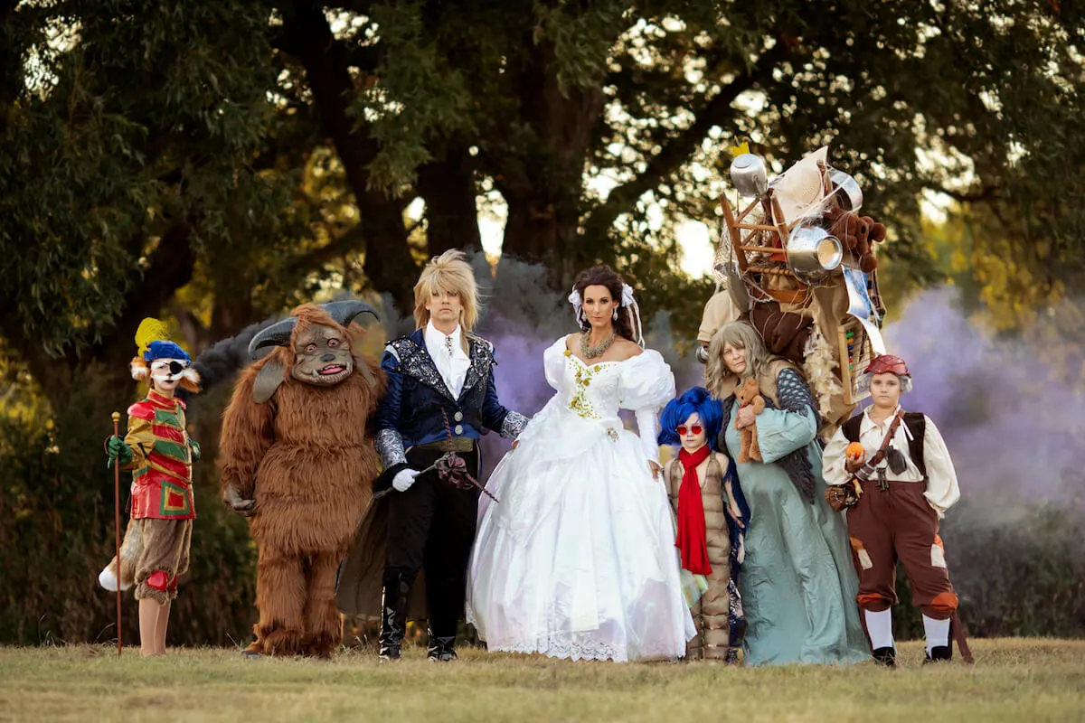 DIY Labyrinth family costumes