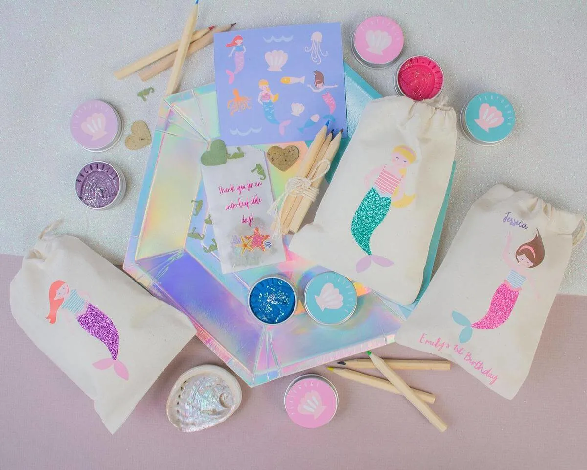 mermaid party bags