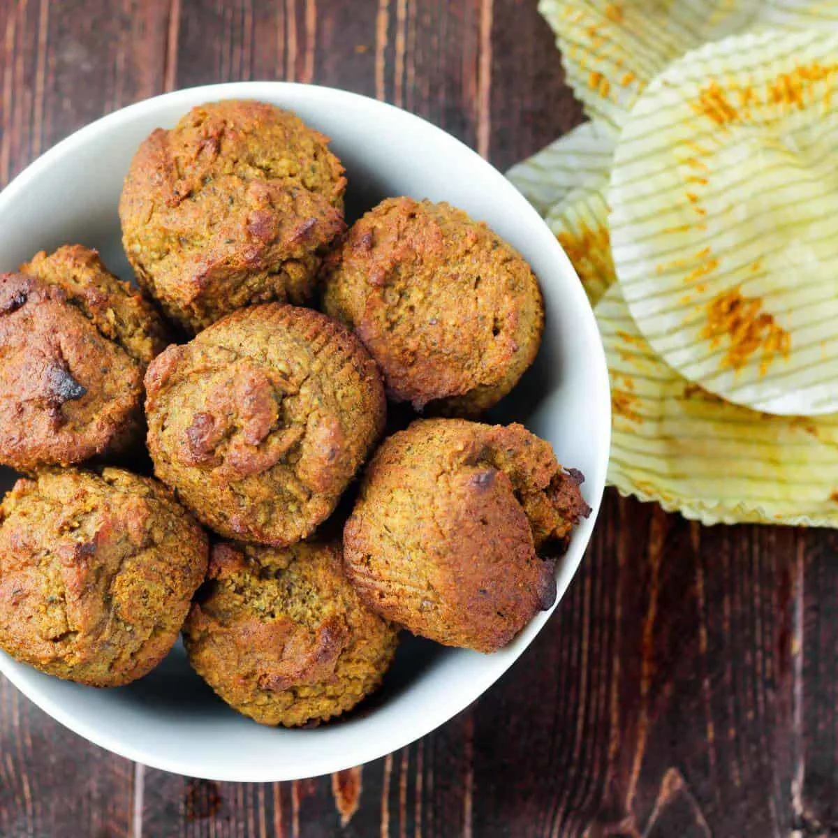 Hemp and flaxseed muffin