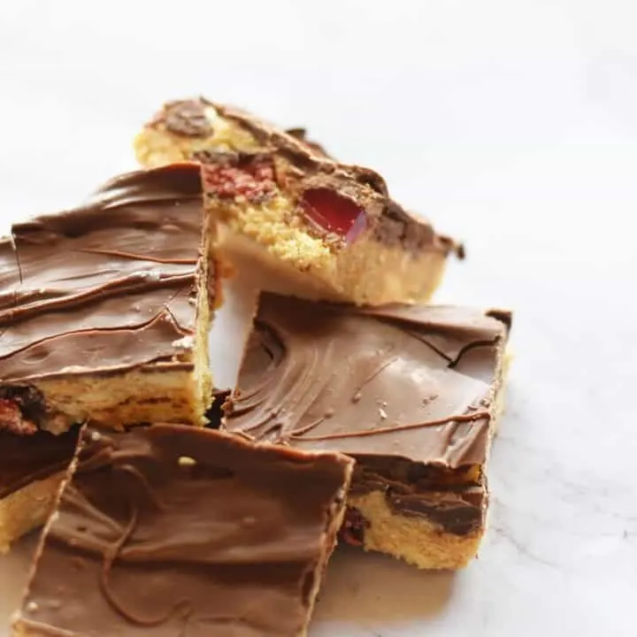 no bake turkish delight slice (19)