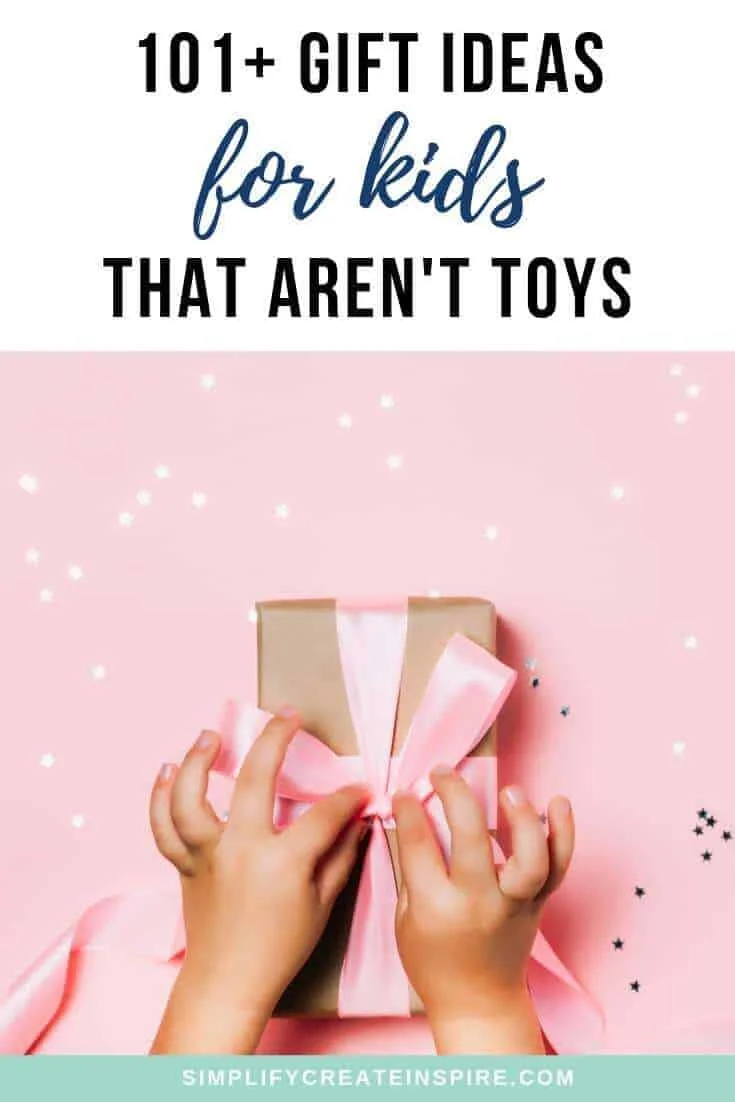 non-toy gift-ideas for kids of all ages