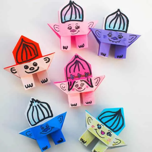 Oragami trolls