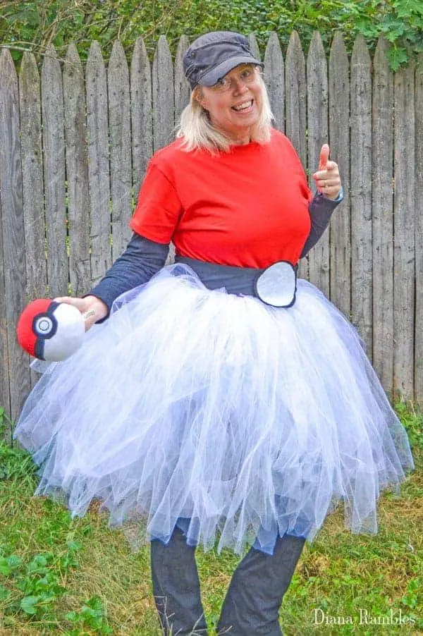 DIY pokemon costume poke ball