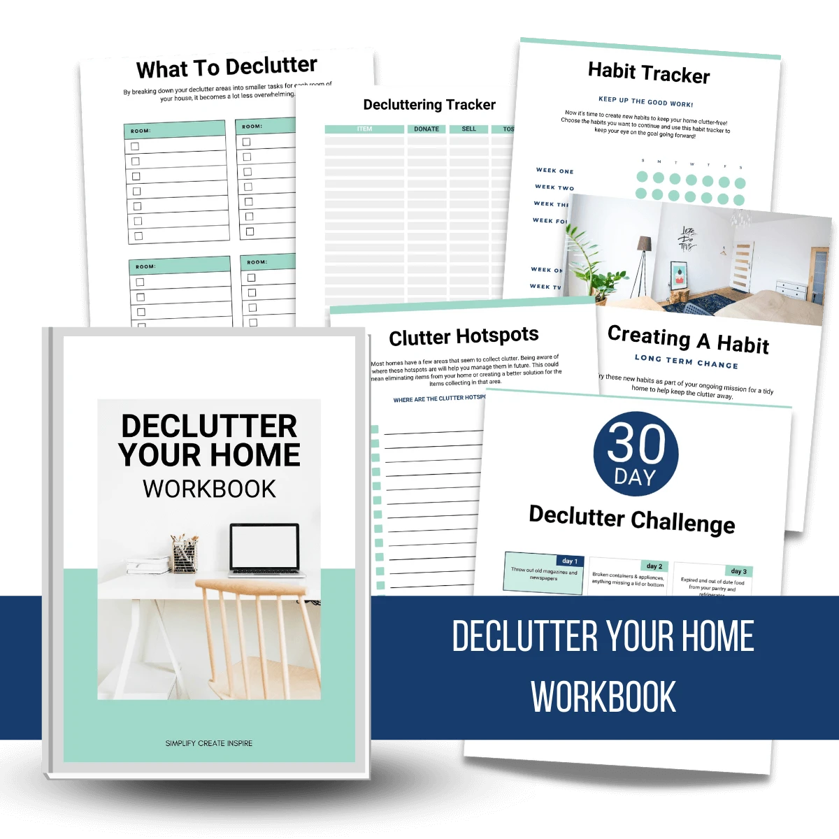 declutter your home workbook