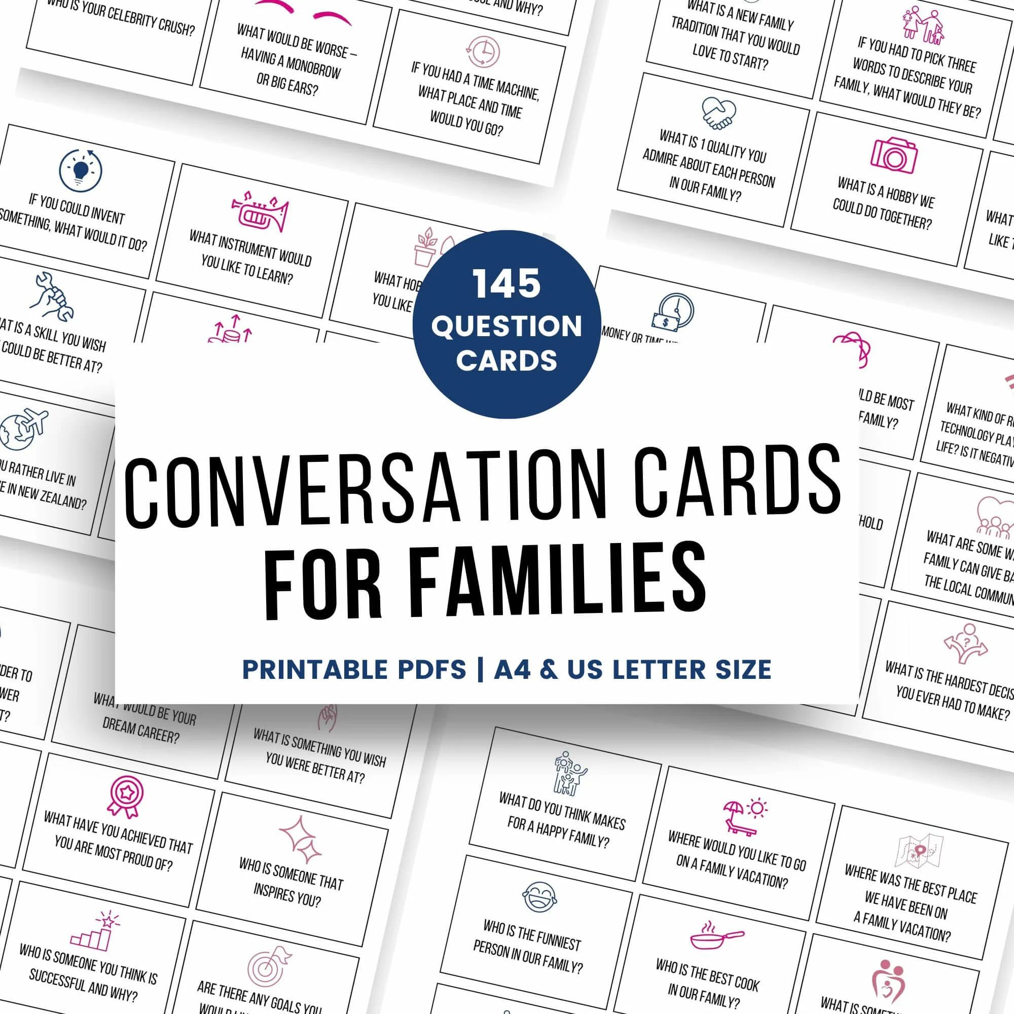 Conversation cards for families shop banner