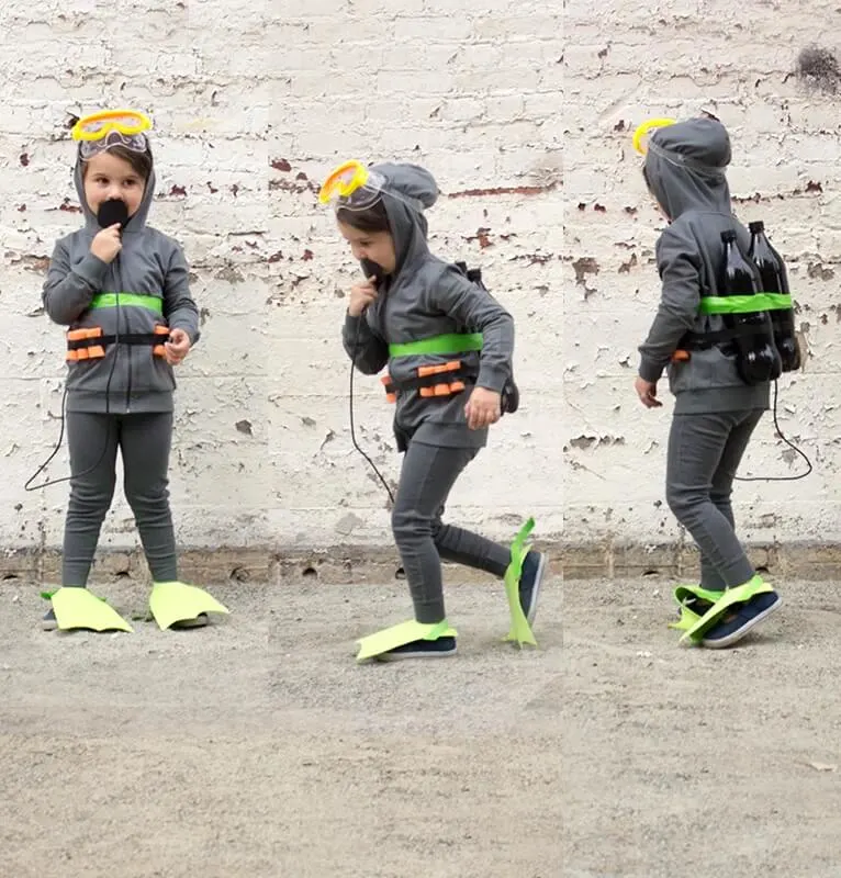 diy scuba diver costume