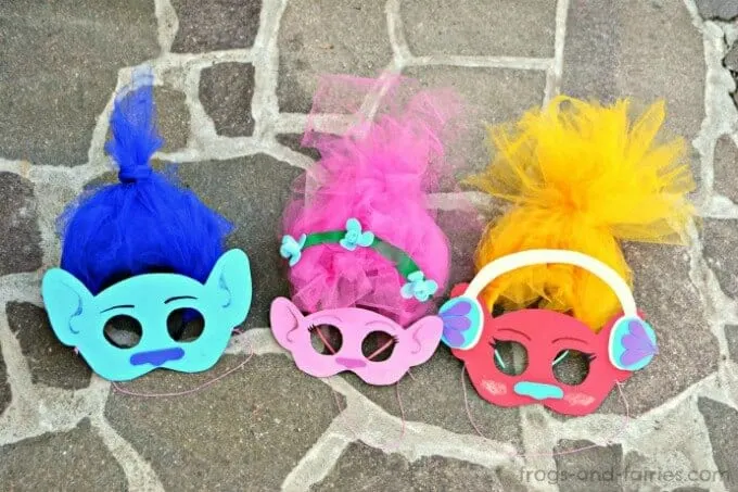 Trolls masks