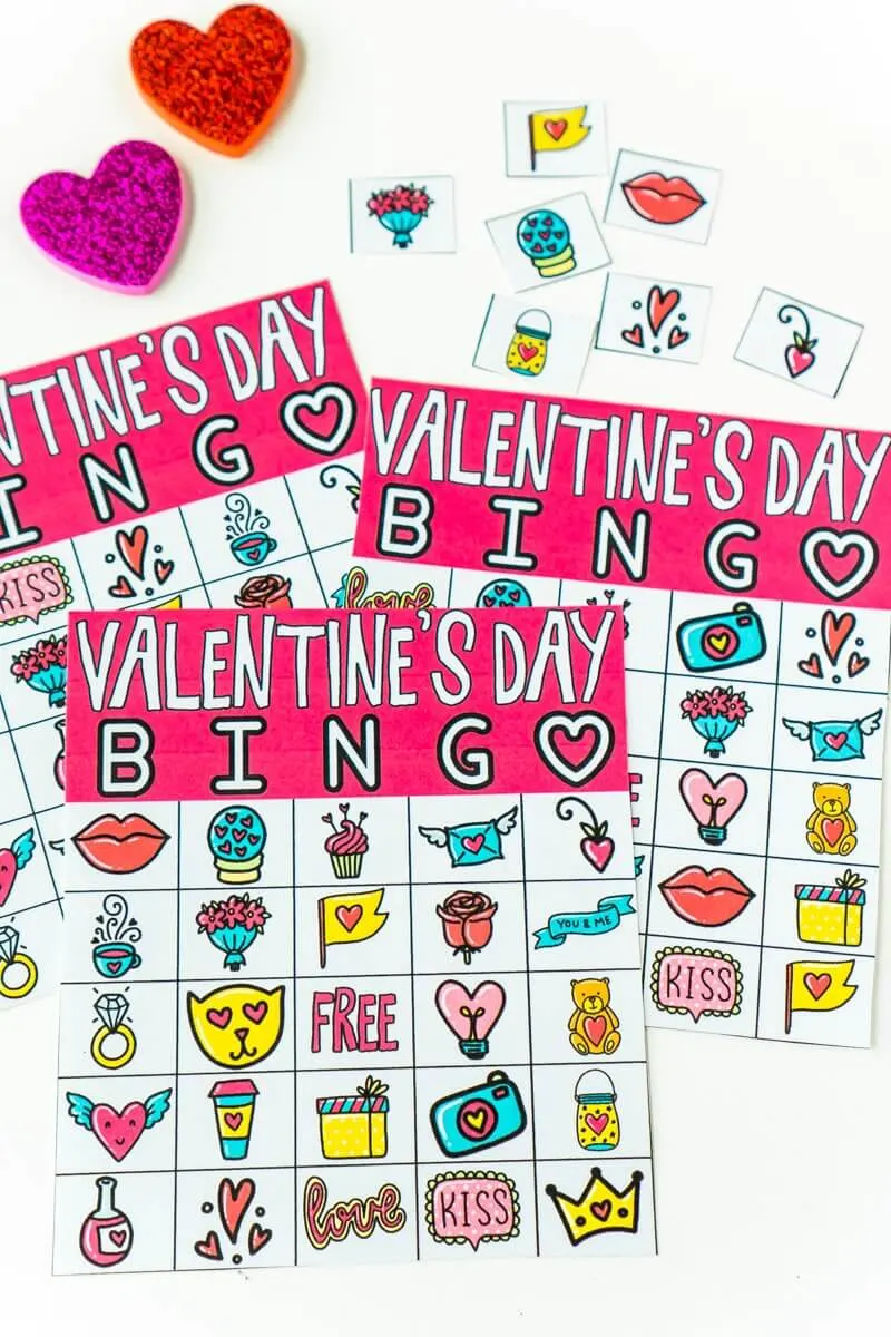 valentines day bingo