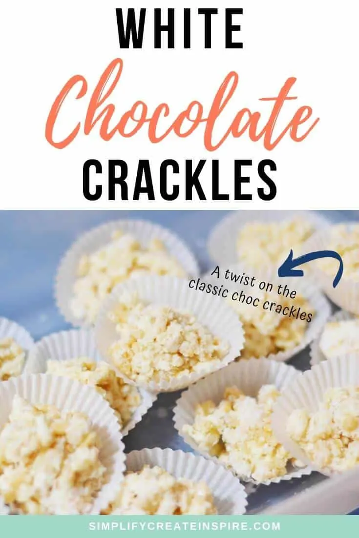 White chocolate crackles