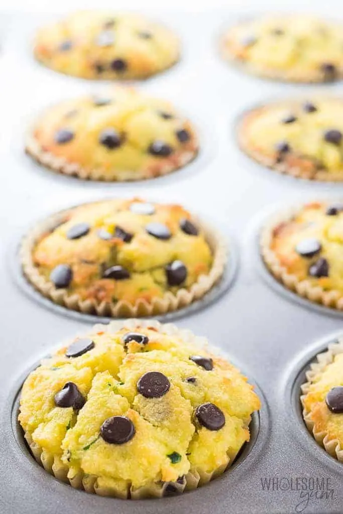 chocolate chip zucchini muffins